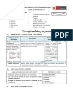 Sesión de Aprendizaje de Ciencia y Tecnología N° 4