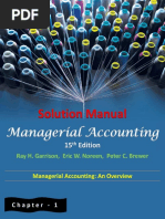 Solution Manual: Managerial Accounting