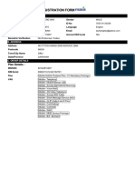 Mobile Postpaid Registration Form: Plan Details