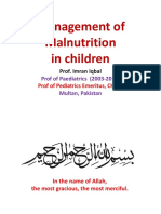 Management of Malnutrition