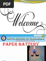 Paper Battery (Slides)