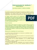 Evaluación Del Riesgo y Control Interno-NIA 400