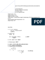 Sample Problem of Parallelogram of Forces To Determine The Stresses Acting On A Crane or Derrick