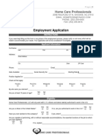 HCP Employment Application