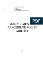 Managementul Afacerilor Mici Şi Mijloci