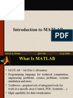 Introduction To MATLAB: Ashraf Al-Rimawi Matlab 12-12-2008