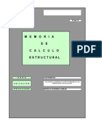 Memoria Calculo Estructural