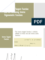 Inverse Tangent and Other Inverse Functions