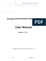 GView UNMS Quick Start Guide-Guangda EPON NMS