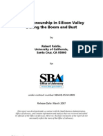 Entrepreneurship in Silicon Valley During The Boom and Bust