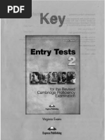 Cpe Entry Test 2 Key PDF