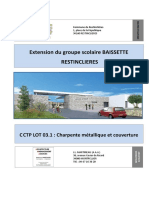 PRO - DCE CCTP03.1 Charpente Métallique Et Couverture Ind0 2017.07.21