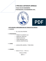 Seguro Contra Trabajo de Riesgo