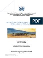 The Potential For Renewable Energies in Rural Areas of Madagascar (March 2009)