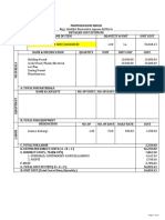 Row House Estimate (Cost Estimate) - 1