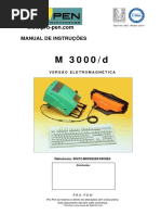 Manual de Instruções Máquina de Micro Marcação M3000/d Pro-Pen