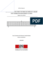 Rapport de Synthèse: Influence Des Étriers Non-Ancrés Dans Les Structures en Béton