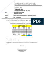 Informe de Gastos