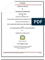 A Project Report On Six Sigma On Rejection (Piston Line) at Global Autotech LTD