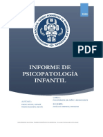 Psicopatología Infantil - Informe