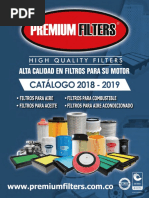 Catalogo Premium Filters 2019 PDF