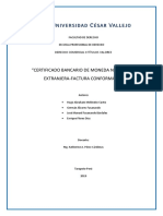 Certificado Bancario de Moneda Nacional Y Extranjera-Factura Conformada