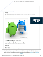 SQLite en App Android - Actualizar, Eliminar y Consultar Datos - Academia Android