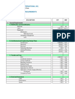 Allkey International Inc.: Description QTY Unit I. General Requirements A. Mobilization and Demobilization