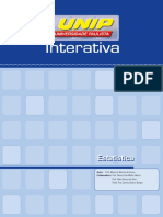 Estastística - Unidade I PDF