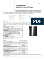 Compressed Sheet With Carbon Fibers, NBR Binder: Application