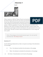 TFNG Reading: Exercise 1: Passage: The Thames Tunnel