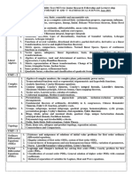 Common Syllabus For Part B' and C' Mathematical Sciences, June 2019