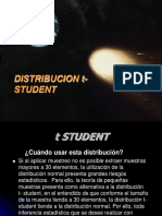 Distribucion T de Estudent