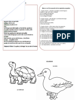 Ficha La Tortuga y Los Patos