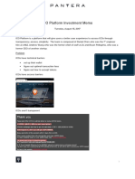ICO Platform Investment Memo