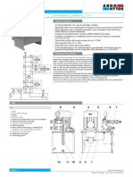 Hydraulic Power Pack: Q 0.5 - 50 L/min - P 250 Bar - P 7.5 KW