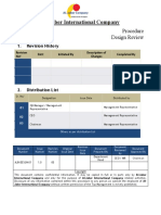 Procedure For Design Review