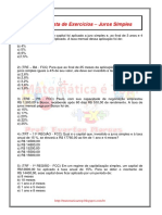 Lista de Exercicios Juros Compostos