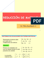 Reducción de Matrices