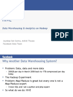 Data Warehousing & Analytics On Hadoop: Joydeep Sen Sarma, Ashish Thusoo Facebook Data Team