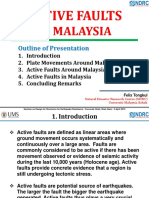 Active Faults in Malaysia