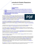 Análisis e Interpretación de Estados Financieros