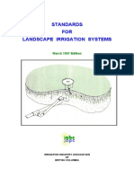 Standards For Landscape Irrigation System