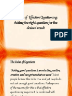 The Art of Effective Questioning: Asking The Right Question For The Desired Result