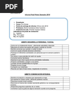 Informe Kinder