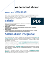 Conceptos Derecho Laboral