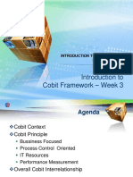 Introduction To Cobit Framework - Week 3