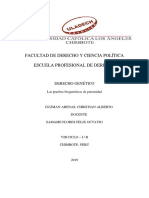 "Las Pruebas Biogenéticas de Paternidad" Guzman Arenas Christian