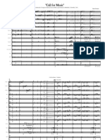 Call For Music - Score y Partes