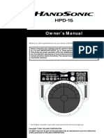 Manual Handsonic hdp-15 PDF